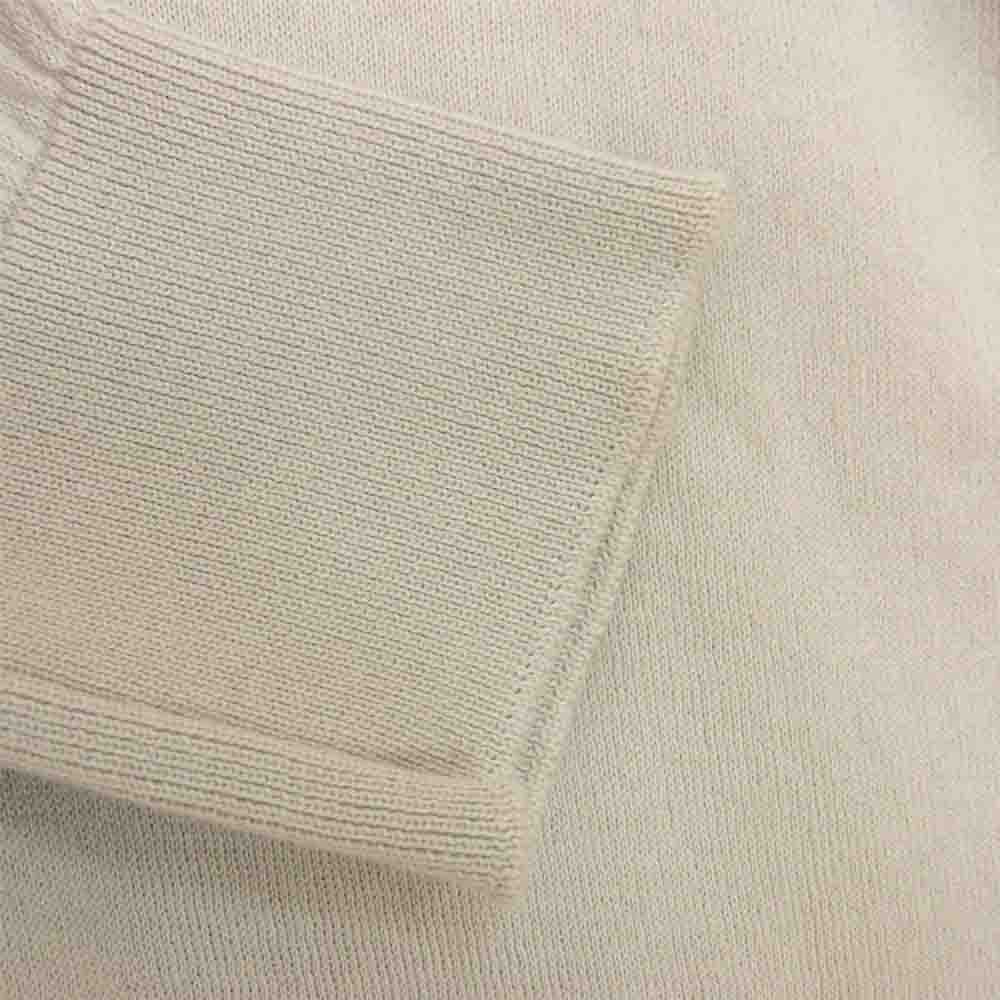 JOHN SMEDLEY ジョンスメドレー S4475 イギリス製 PULLOVER CN LS コットン クルーネック ニット CLOUD グレー系 M【美品】【中古】