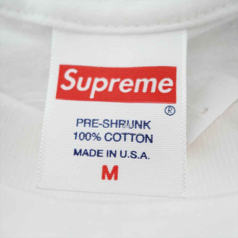 Supreme シュプリーム 19AW Martin Wong Iglesia Pentecostal Tee マーティンウォン プリント Tシャツ ホワイト系 M【新古品】【未使用】【中古】