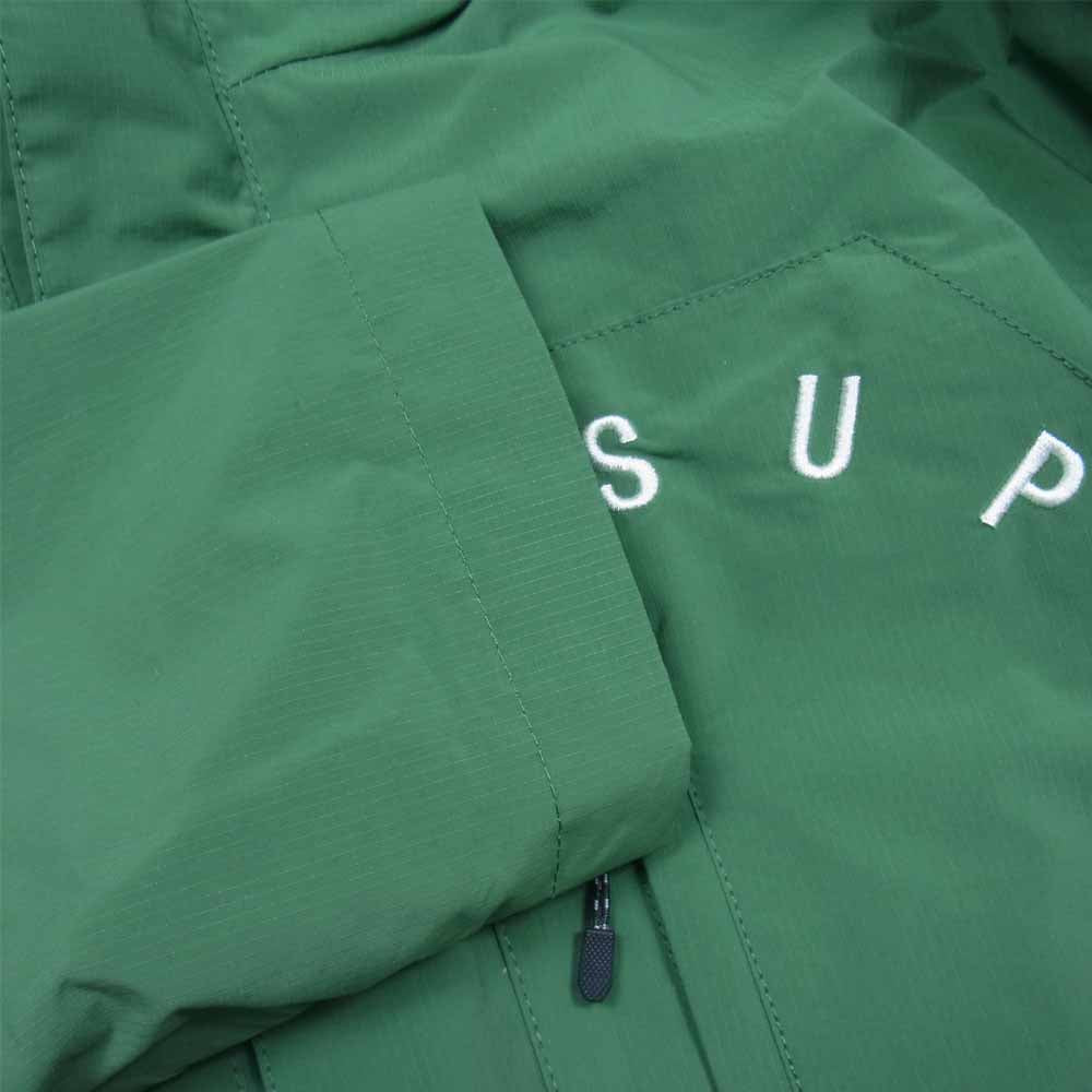 Supreme シュプリーム 20AW Curve Logos Ripstop Jacket カーブ ロゴ リップストップ ジャケット グリーン系 M【新古品】【未使用】【中古】