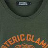 HYSTERIC GLAMOUR ヒステリックグラマー 0243CT18 ガールプリント カットソー 半袖 Tシャツ カーキ系 S【中古】