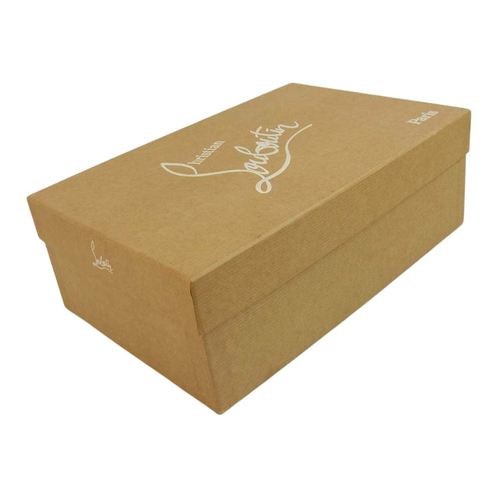 Christian Louboutin クリスチャンルブタン 1130414 ウェッジソール ブラック シルバースタッズ サンダル ブラック系 37【中古】