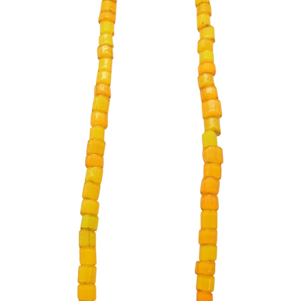 ブランド不明 ホワイトハーツ ビーズ ネックレス イエロー イエロー系【中古】