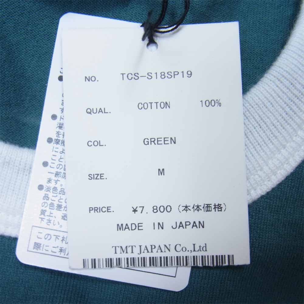 TMT ティーエムティー TCS-S185SP19 SANTAMONICA 88 サンタモニカ Tシャツ グリーン系 M【新古品】【未使用】【中古】