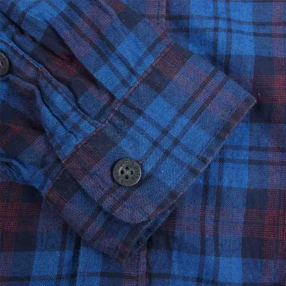 patagonia パタゴニア 14AW 53837 14年製 L/S Pima Cotton Shirts ロングスリーブ ピマ コットン シャツ ブルー系 M【中古】