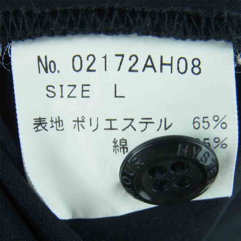 HYSTERIC GLAMOUR ヒステリックグラマー 02172AH08 HYS VILLAGE エンジニア 半袖 シャツ ブラック系 L【中古】