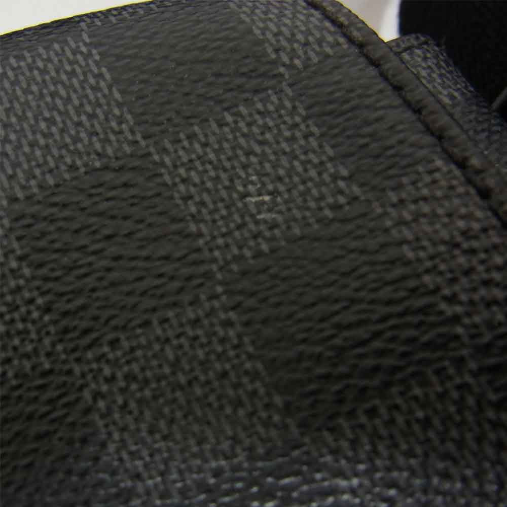LOUIS VUITTON ルイ・ヴィトン N41260 ダミエグラフィット ディストリクトPM ブラック系【中古】