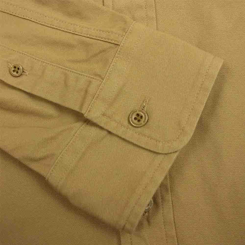 nonnative ノンネイティブ NN-S3901 DWELLER BDジャージー COTTON GABARDINE コットン ギャバジン 長袖 シャツ ベージュ系 3【新古品】【未使用】【中古】