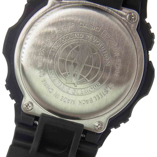 G-SHOCK ジーショック × HYSTERIC GLAMOUR ヒステリックグラマー DW-5750E 腕時計 ウォッチ ブラック系【新古品】【未使用】【中古】