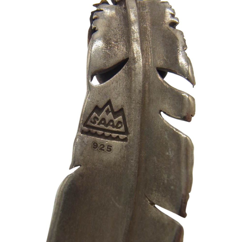 SAAD サード ハート ブロンズ フェザー シルバー系【中古】