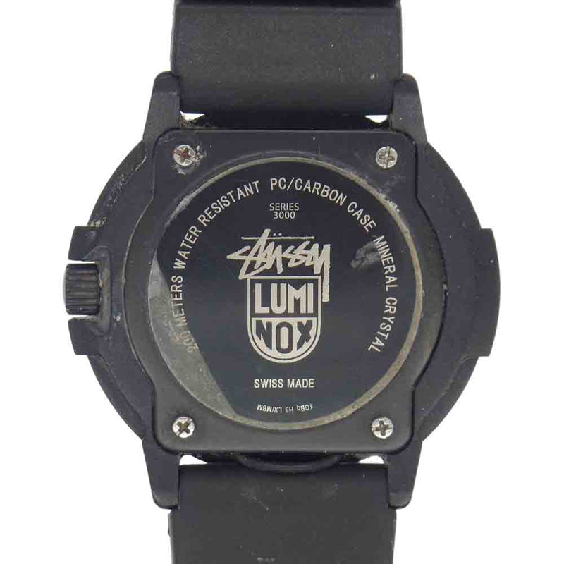 STUSSY ステューシー LUMINOX Seal 3000 ルミノックス ブラック系【中古】