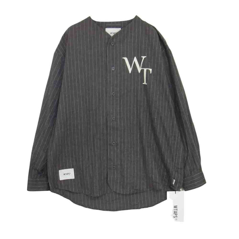 WTAPS LEAGUE/LS/COTTON. FLANNEL GRAY XL - シャツ