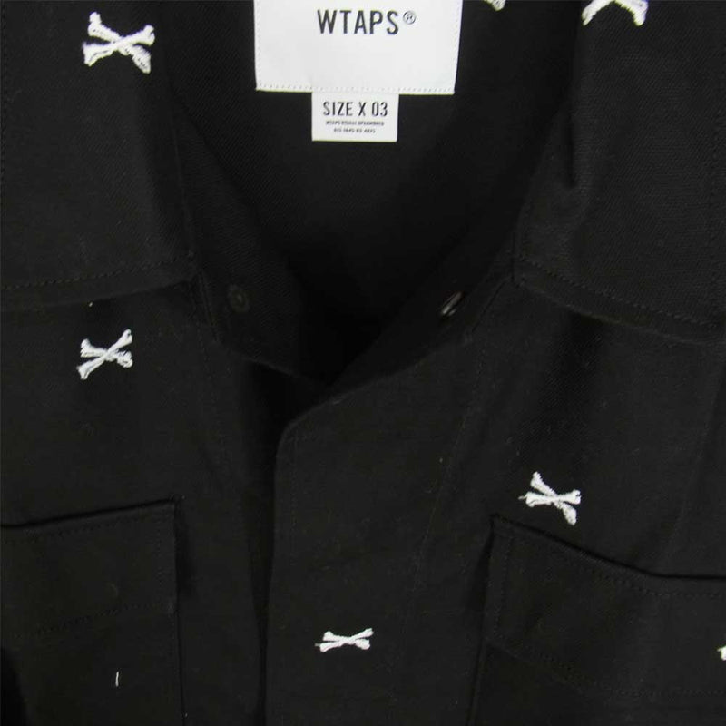 WTAPS ダブルタップス 22SS JUNGLE 01 L/S JACKET ジャングルシャツ 長袖シャツ シャツジャケット ボーン カーキ 221WVDT-SHM02