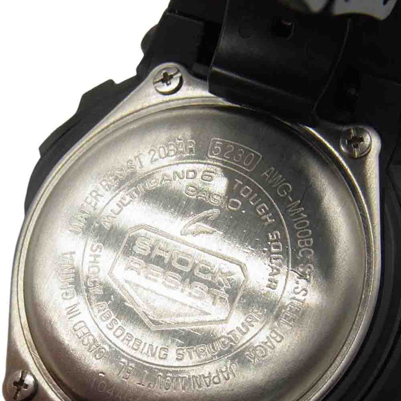 美品 CASIO G-SHOCK 5230 ブラック＆レッド　電波ソーラー時計