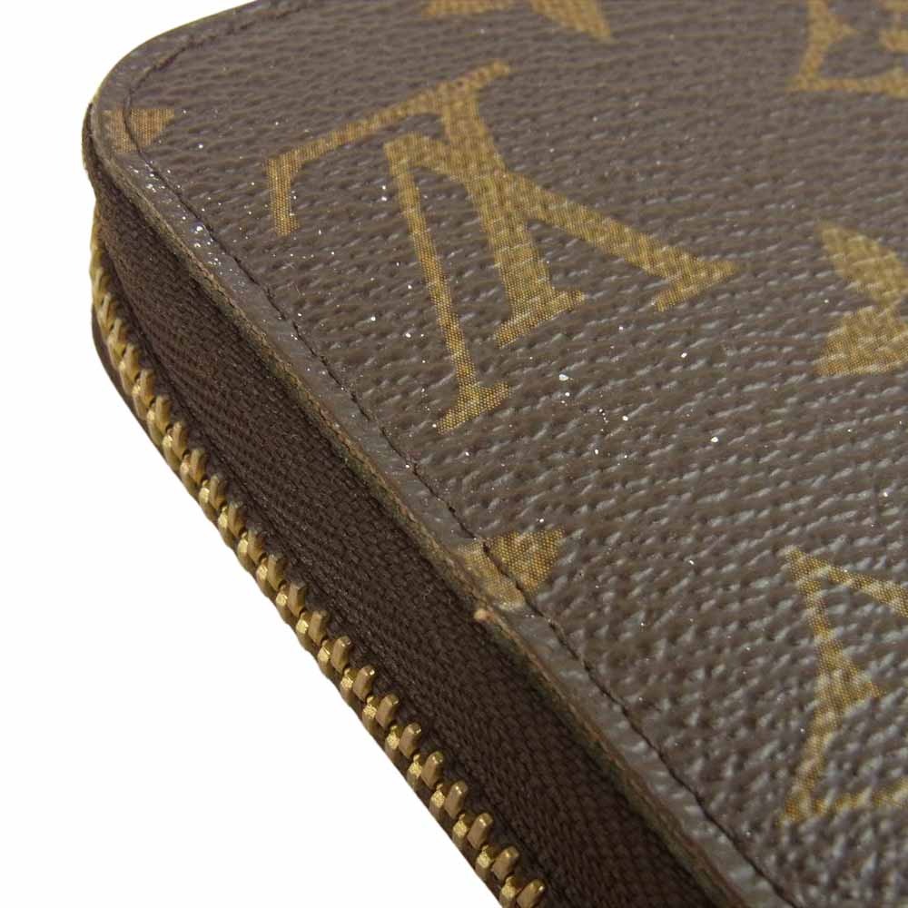 LOUIS VUITTON ルイ・ヴィトン M60017 モノグラム ジッピー ウォレット 財布 ブラウン系【中古】