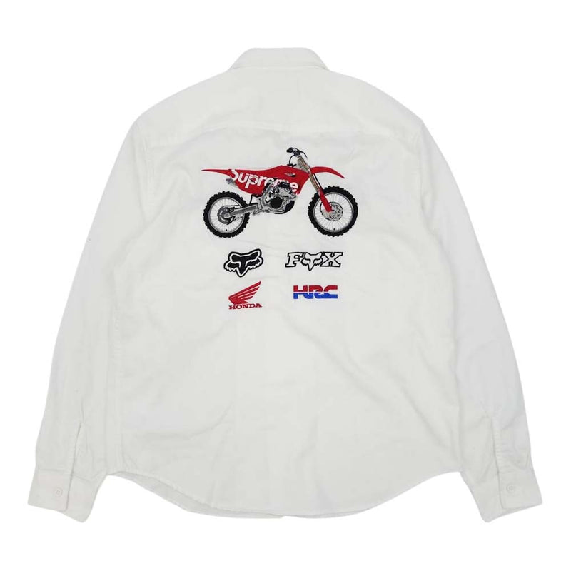 【S】Supreme Honda Fox Racing Work Shirt