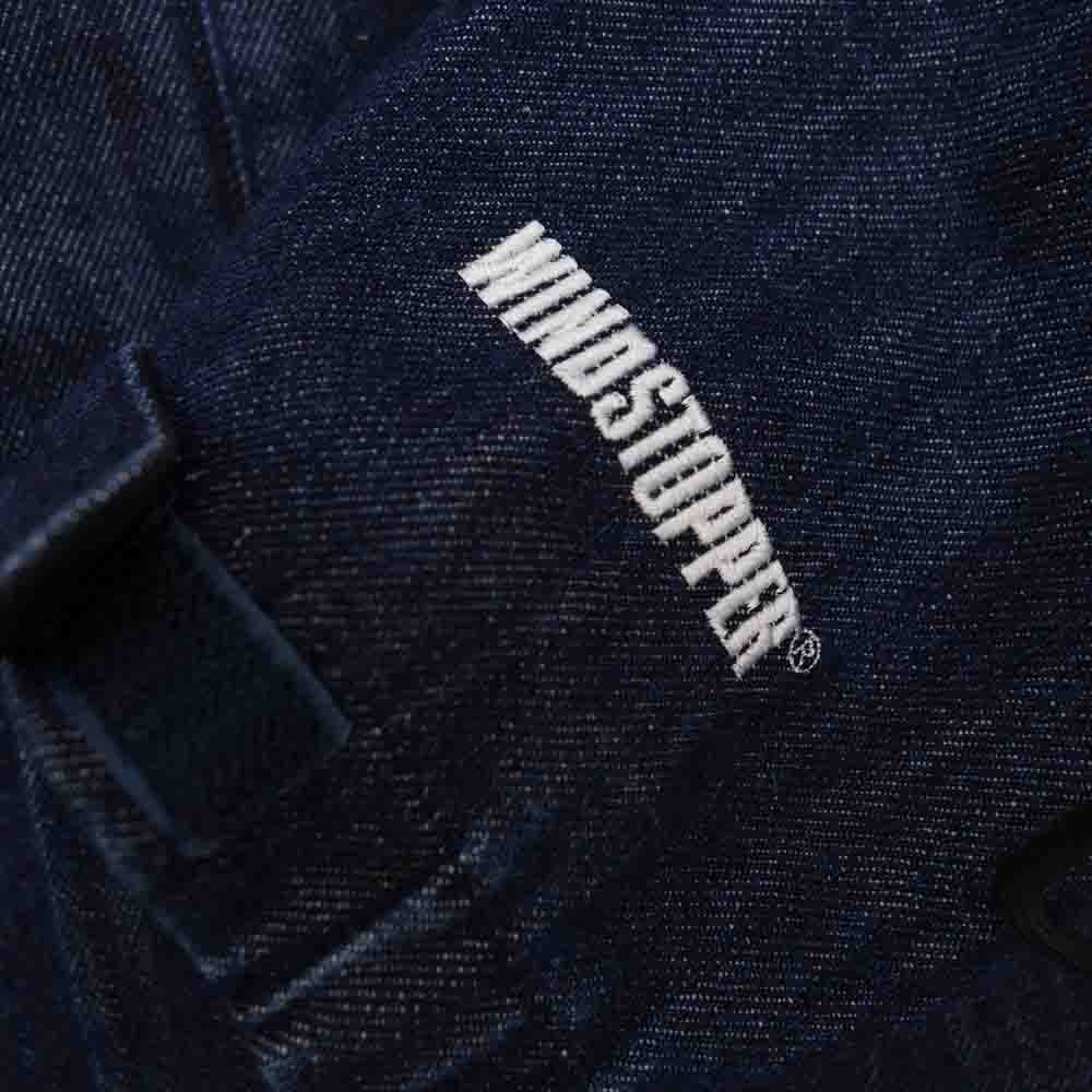 Supreme シュプリーム 15SS NP015401 × THE NORTH FACE ノースフェイス Denim Dot Shot Jacket デニム ドット ショット ジャケット インディゴブルー系 M【極上美品】【中古】