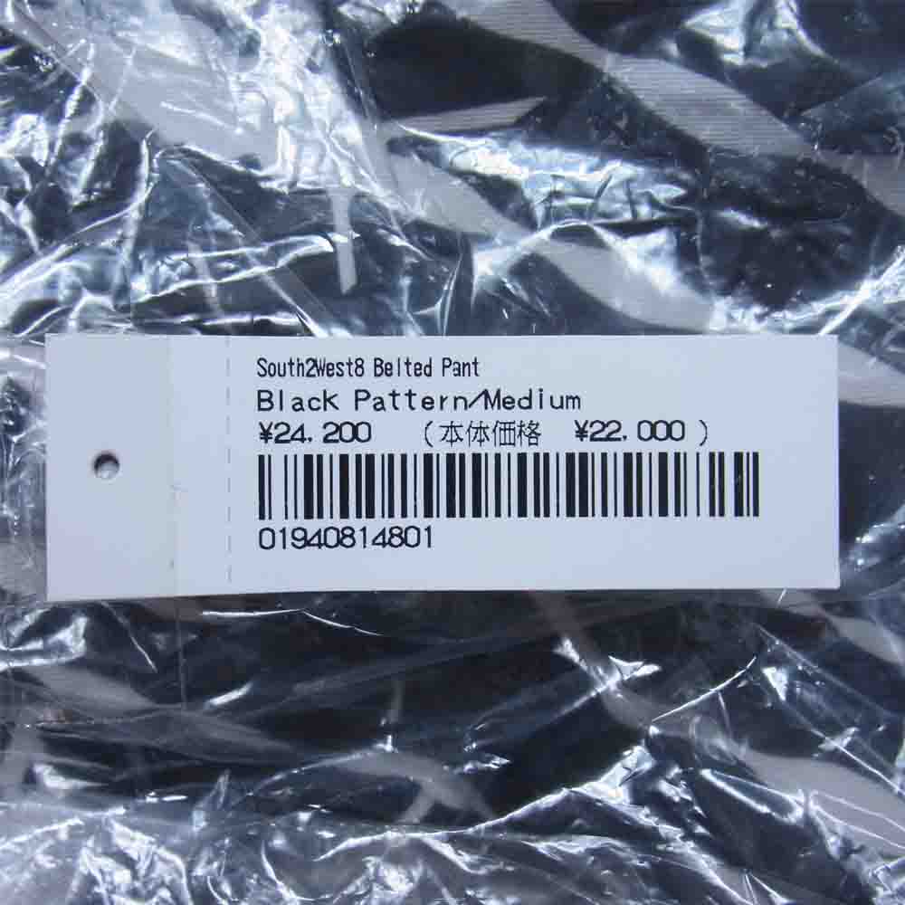 Supreme シュプリーム 21SS × South2West8 シュプリーム サウスツーウェストエイトBelted Pant ベルテット パンツ ブラック系 M【中古】