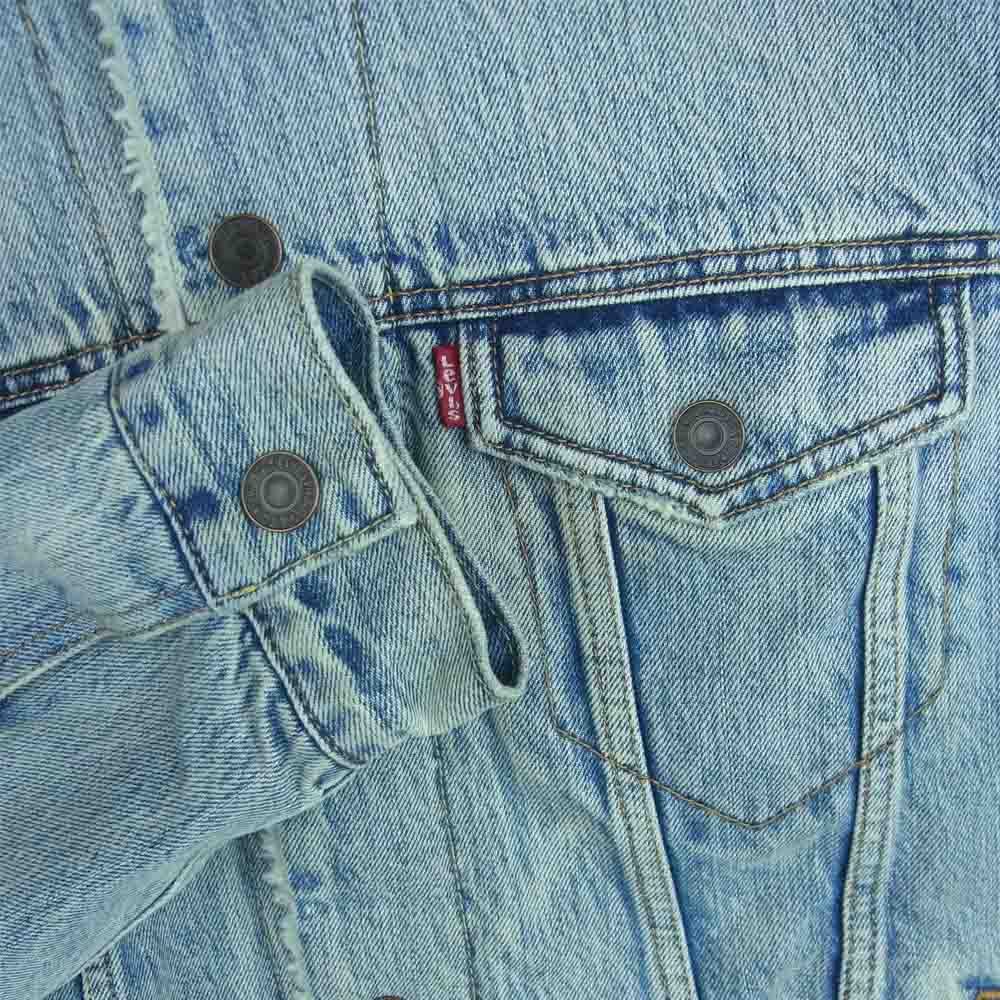 Levi's リーバイス PC9-16365-0049 TYPE 3 SHERPA TRUCKER FINE LINE シェルパ トラッカー ジャケット 裏ボア インディゴブルー系 S【中古】