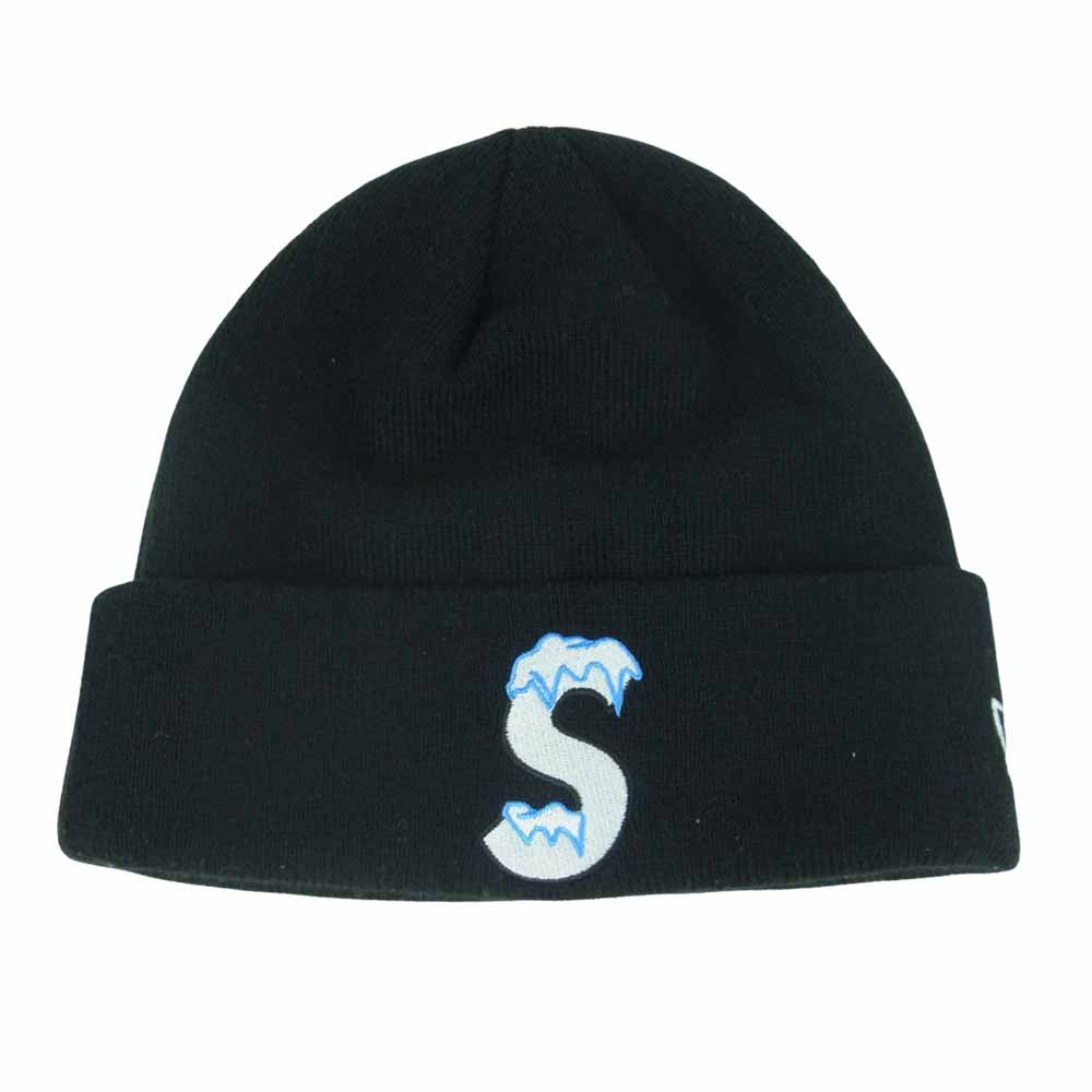 Supreme シュプリーム 20AW New Era S Logo Beanie ニューエラ S ロゴ ビーニー 帽子 中国製 ブラック系【中古】