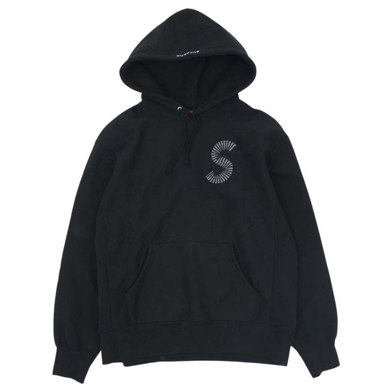 シュプリーム SUPREME 20AW S Logo Hooded ブラック S