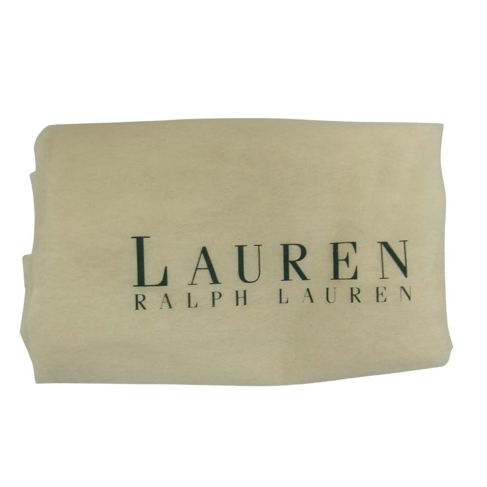 RALPH LAUREN ラルフローレン スエード レザー トート バッグ ベージュ系【中古】