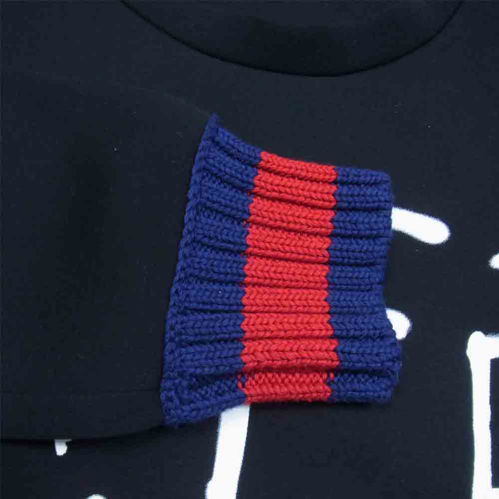 GUCCI グッチ GHOST LIFE is GUCCI プリント スウェット ブラック系 表記無し【美品】【中古】