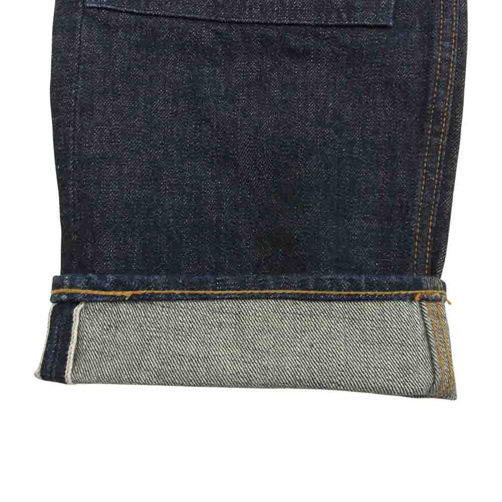 ブラック ベア ブランド 実名復刻 ダブルニー デニム パンツ インディゴブルー系 32【中古】