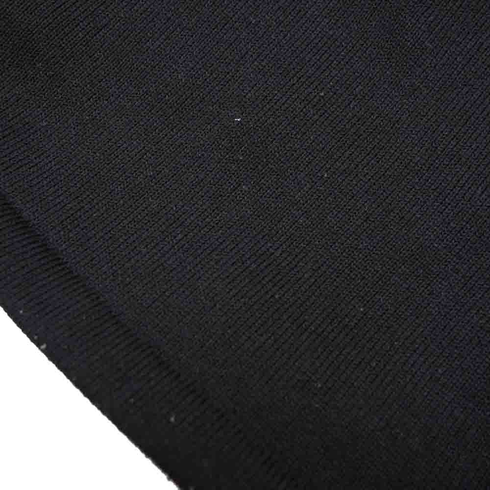 BLACK SIGN ブラックサイン フリース ヘンリーネック カットソー ブラック系 40【中古】