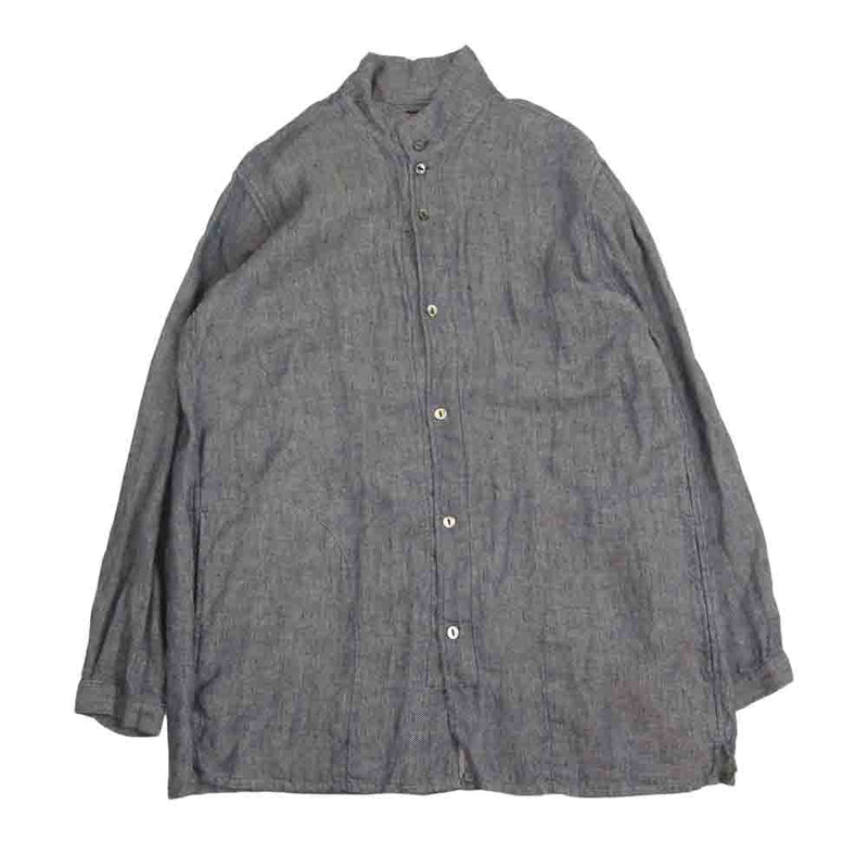 ジャンゴ アトゥール DS-57 リネン スタンドカラー シャツ ジャケット