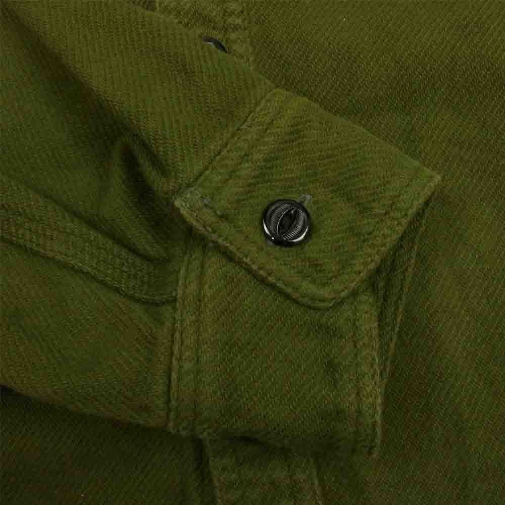 トロフィークロージング MACHINE AGE FLANNEL SHIRT コットン フランネル シャツ 長袖シャツ カーキ カーキ系 15【中古】