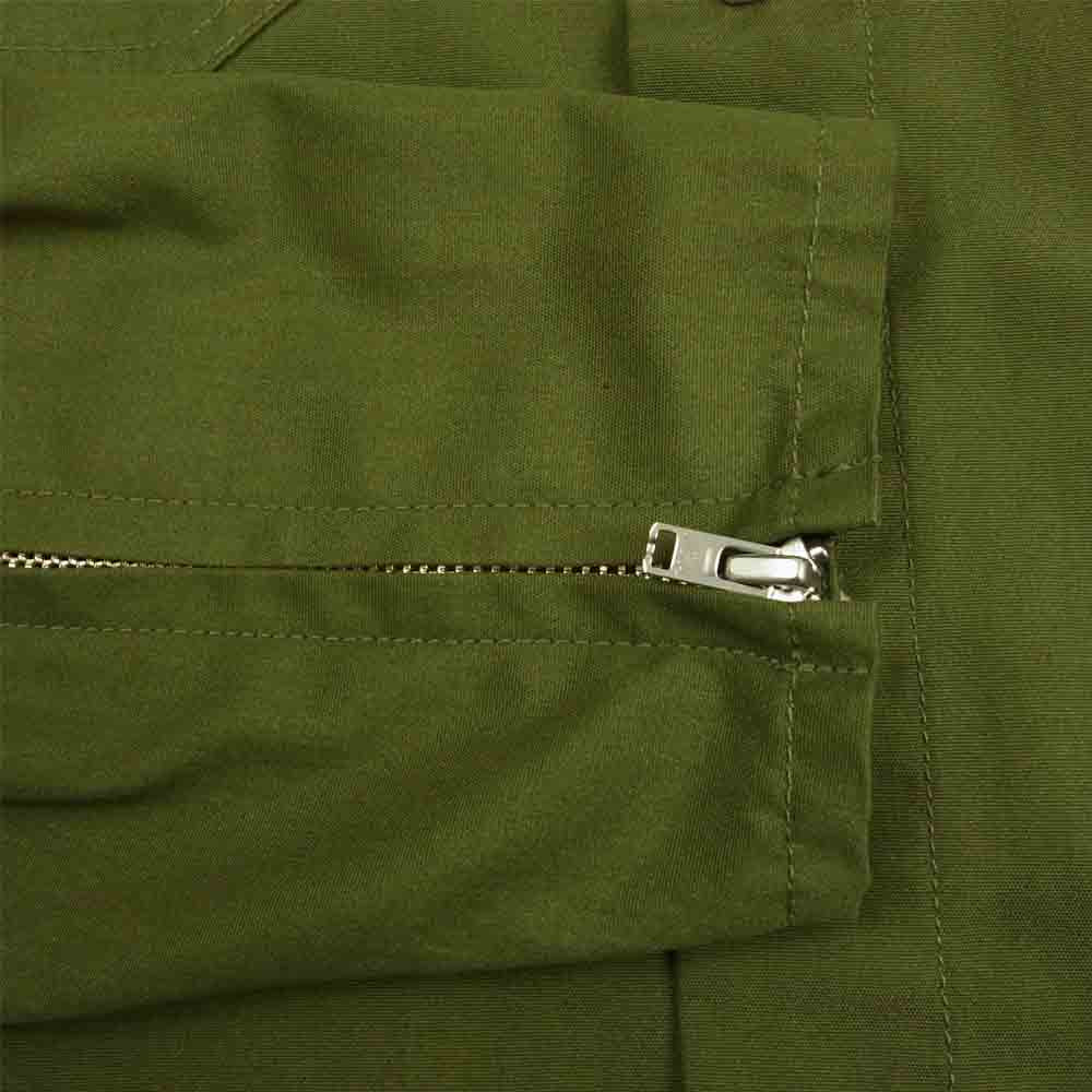 LANGLITZ LEATHERS ラングリッツレザーズ Long Sleeve Work Shirts TypeA ヘビーウエイトTC ウェザー 長袖 ワーク シャツ カーキ カーキ系 L【中古】
