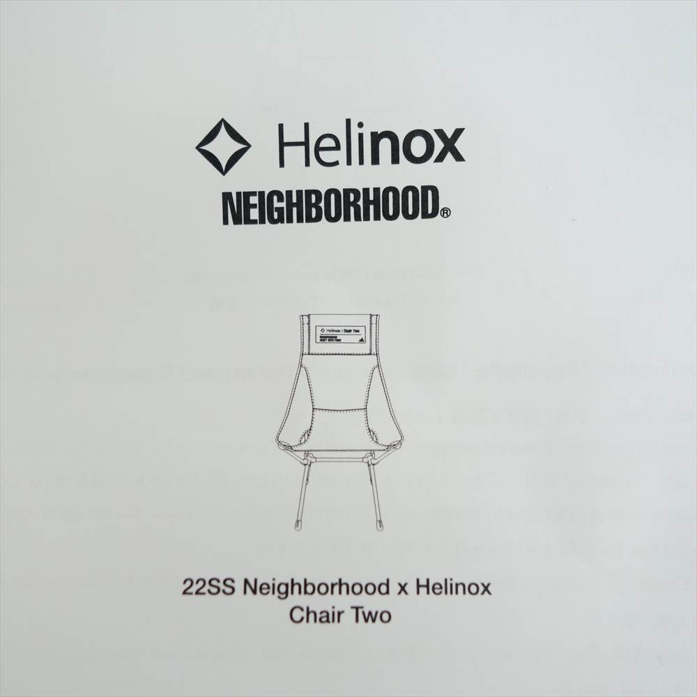 NEIGHBORHOOD ネイバーフッド 221HXHXN-AC03 × Helinox ヘリノックス HX E-CHAIR TWO キャンプ チェア 椅子 NATURAL FITS ALL【極上美品】【中古】