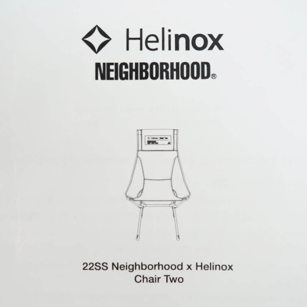 NEIGHBORHOOD ネイバーフッド 221HXHXN-AC03 × Helinox ヘリノックス HX E-CHAIR TWO キャンプ チェア 椅子 NATURAL FITS ALL【極上美品】【中古】