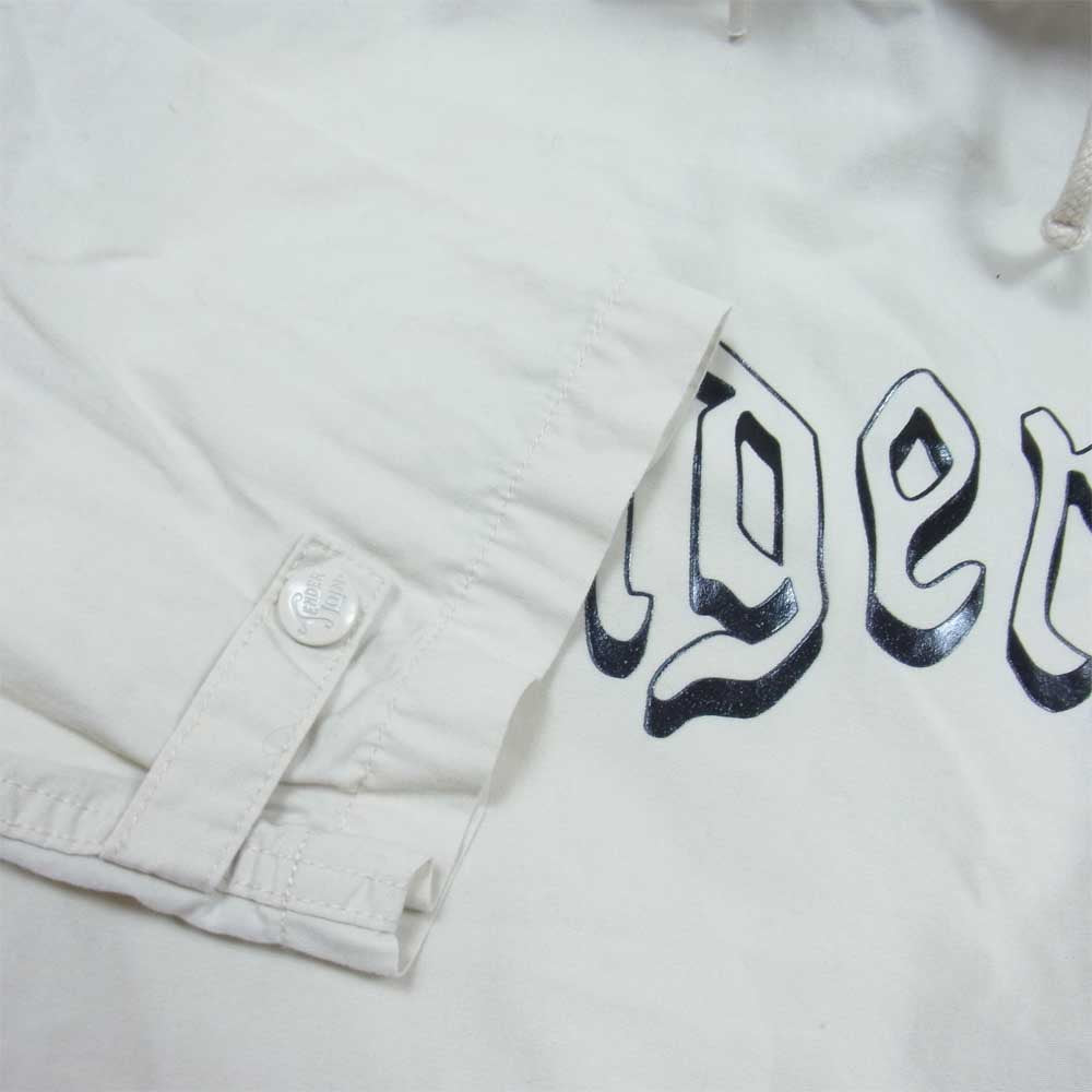 TENDERLOIN テンダーロイン 18AW ATX HOODED SP NATURAL ボルネオスカル バックプリント ロゴ パーカー ベージュ系 S【中古】
