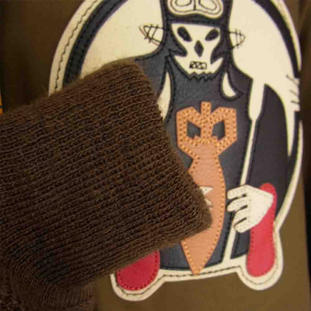 TOY'S McCOY トイズマッコイ TMJ1921 B-10 DEATH FROM ABOVE ミリタリー フライト ジャケット カーキ系 42【新古品】【未使用】【中古】