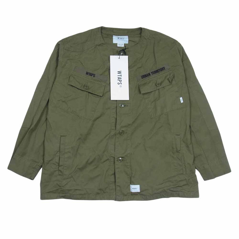 S 20AW  WTAPS SCOUT / LS / COTTON シャツ　OD