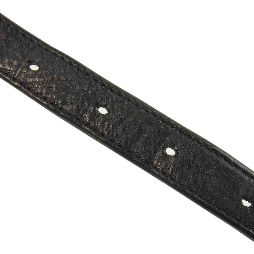 CHROME HEARTS クロムハーツ(原本無) BLT GUNSLINGER 1.0 ガンスリンガー レザー ベルト ブラック系【中古】