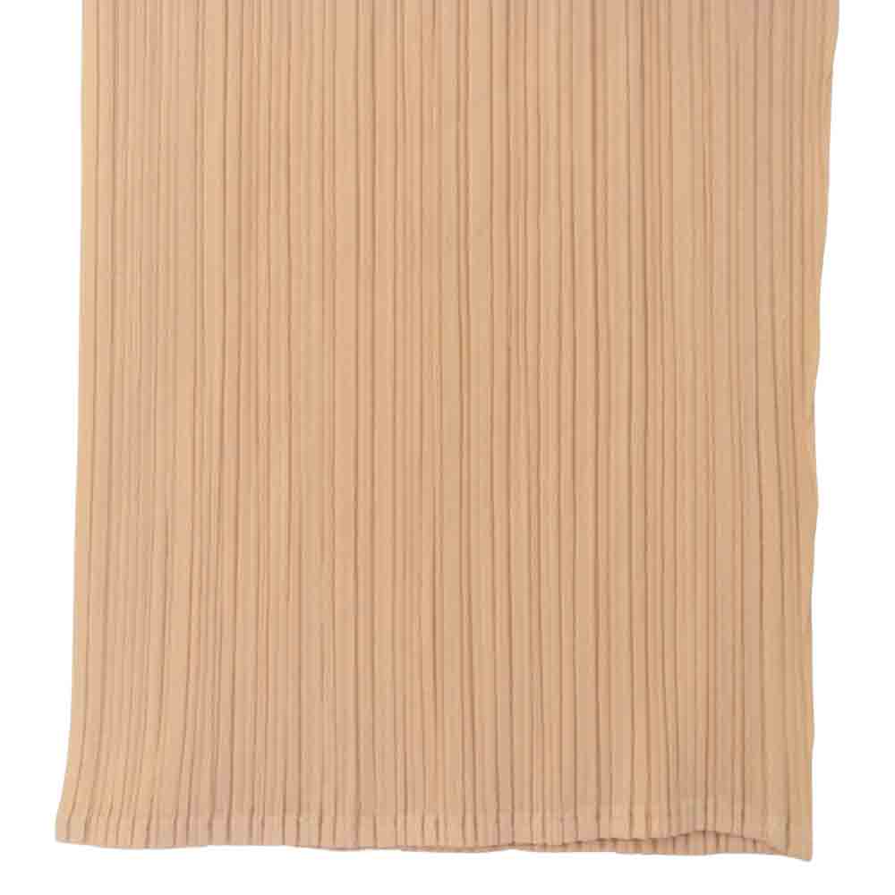 PLEATS PLEASE プリーツプリーズ イッセイミヤケ PP61-JF209 プリーツ加工 パンツ ベージュ ベージュ系 3【美品】【中古】