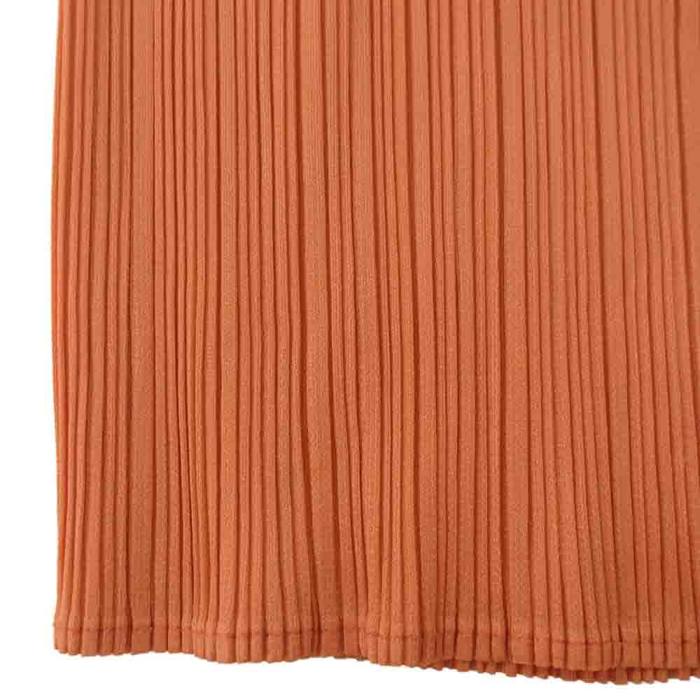 PLEATS PLEASE プリーツプリーズ イッセイミヤケ PP61-JG213 プリーツ加工 ロング スカート オレンジ オレンジ系 2【美品】【中古】