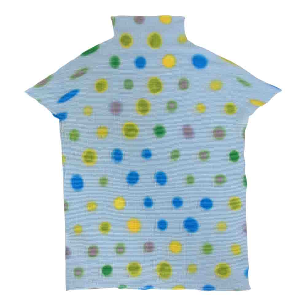 イッセイミヤケ プリーツ PP16-FK613 ボックスプリーツ ドット柄