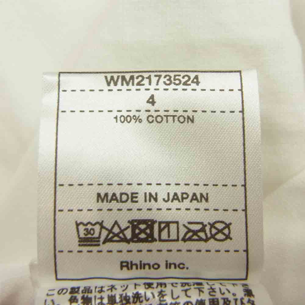 WHITE MOUNTAINEERING ホワイトマウンテニアリング WM2173524 × DISNEY PRINTED T-SHIRT ディズニー ミッキーマウス プリント 半袖 Tシャツ ホワイト ホワイト系 4【美品】【中古】