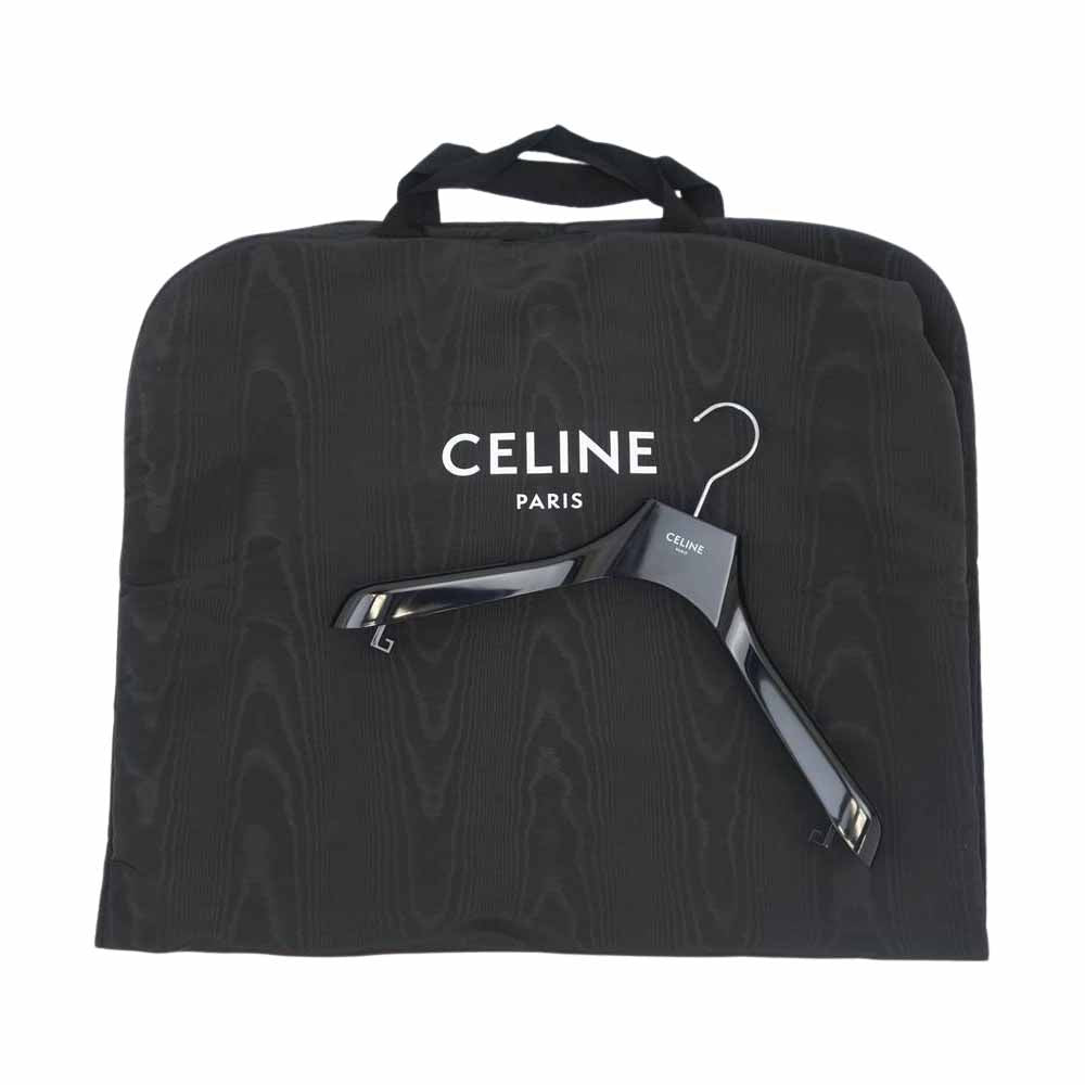 CELINE セリーヌ 22SS 2W544495M イニシャルプリント ルーズ ナイロン コーチ ジャケット ブラック系 48【中古】