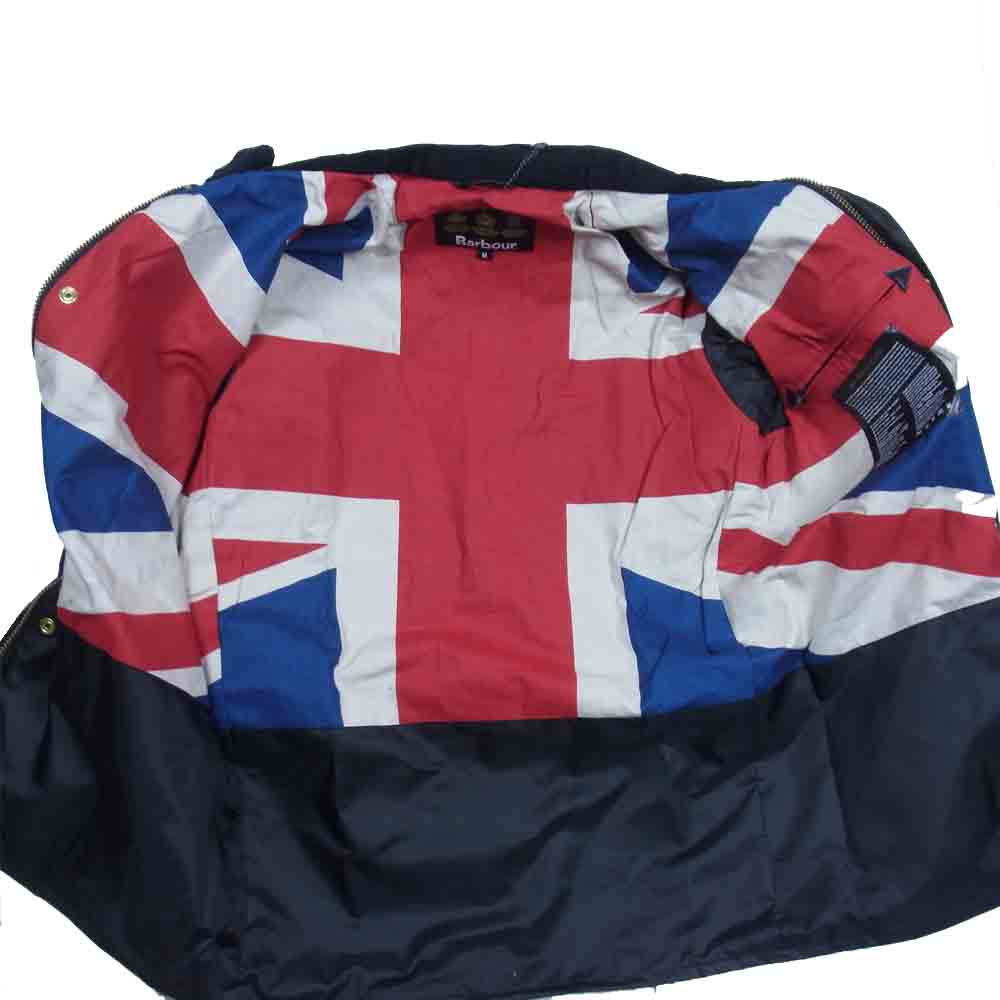Barbour バブアー International Union Jacket ユニオンジャック インターナショナル オイルド ジャケット ブラック系 M【新古品】【未使用】【中古】