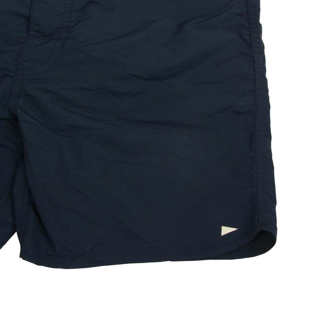ピルグリム サーフ サプライ ナイロン ショーツ ハーフ パンツ ネイビー系 32【中古】