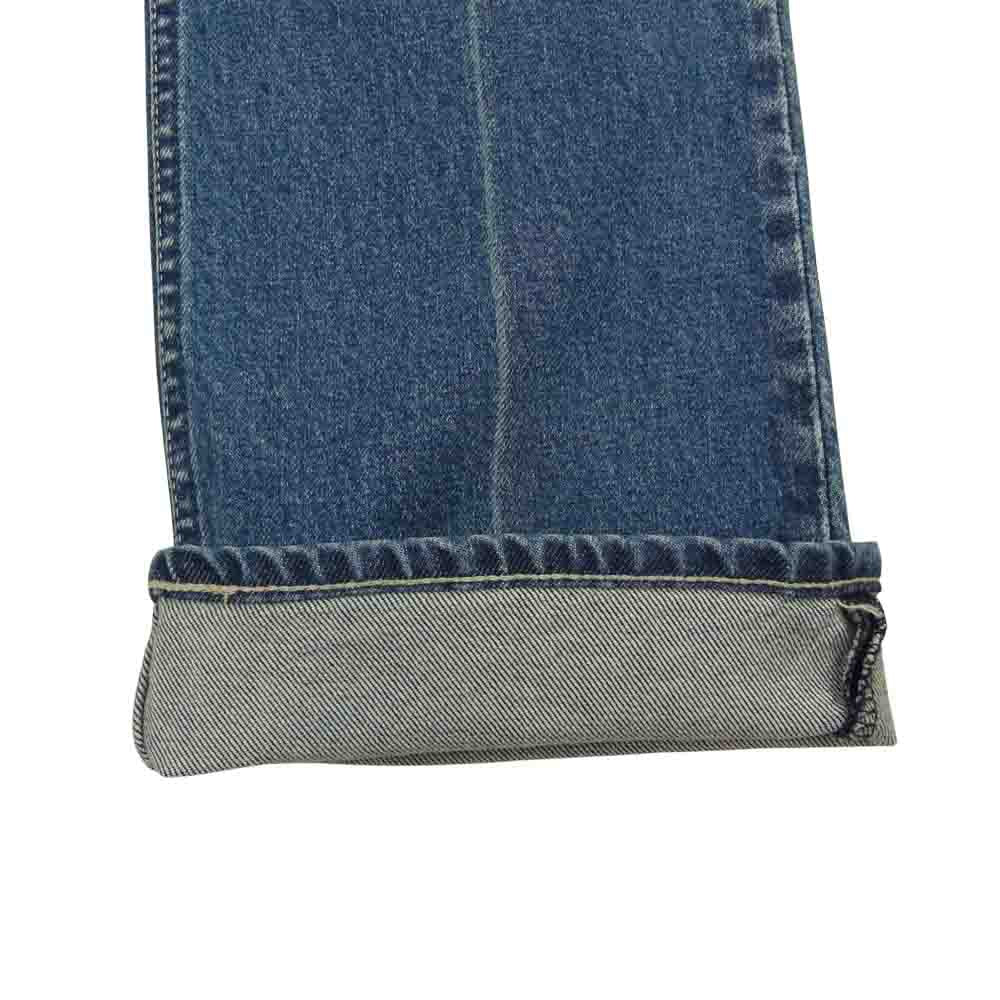 N.HOOLYWOOD エヌハリウッド 202-CP01 ダメージ加工 ブーツカット ストレッチ デニム パンツ インディゴブルー系 40【中古】