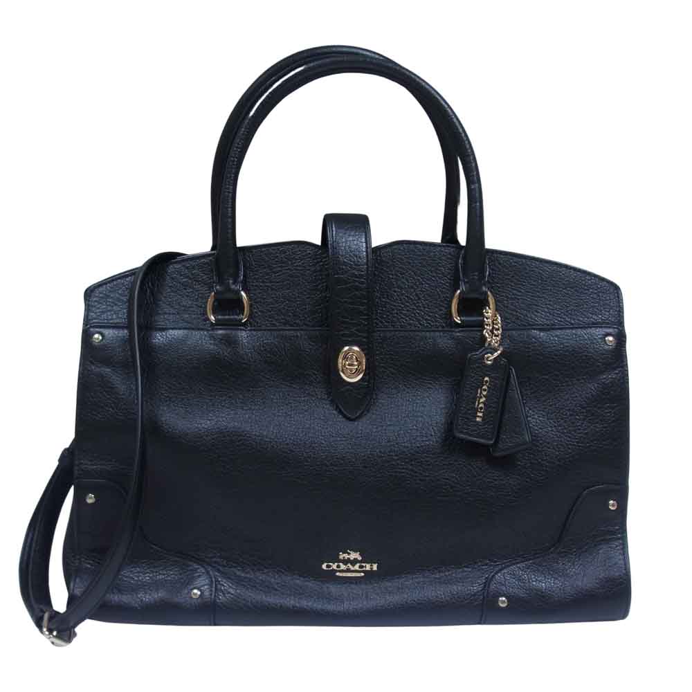 COACH コーチ 37575 マーサー サッチェル 30 2way バッグ ブラック系 
