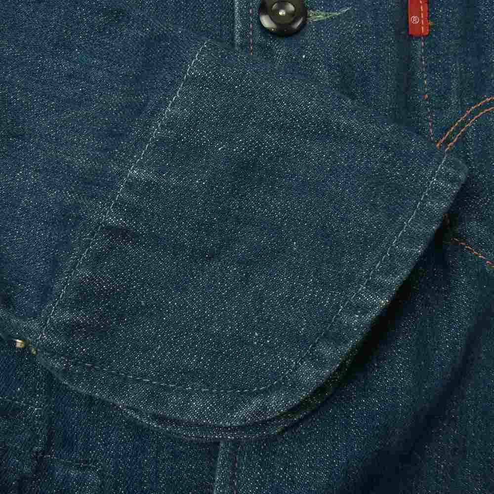Levi's リーバイス RED レッド デニム ショート コート ジャケット インディゴブルー系【中古】