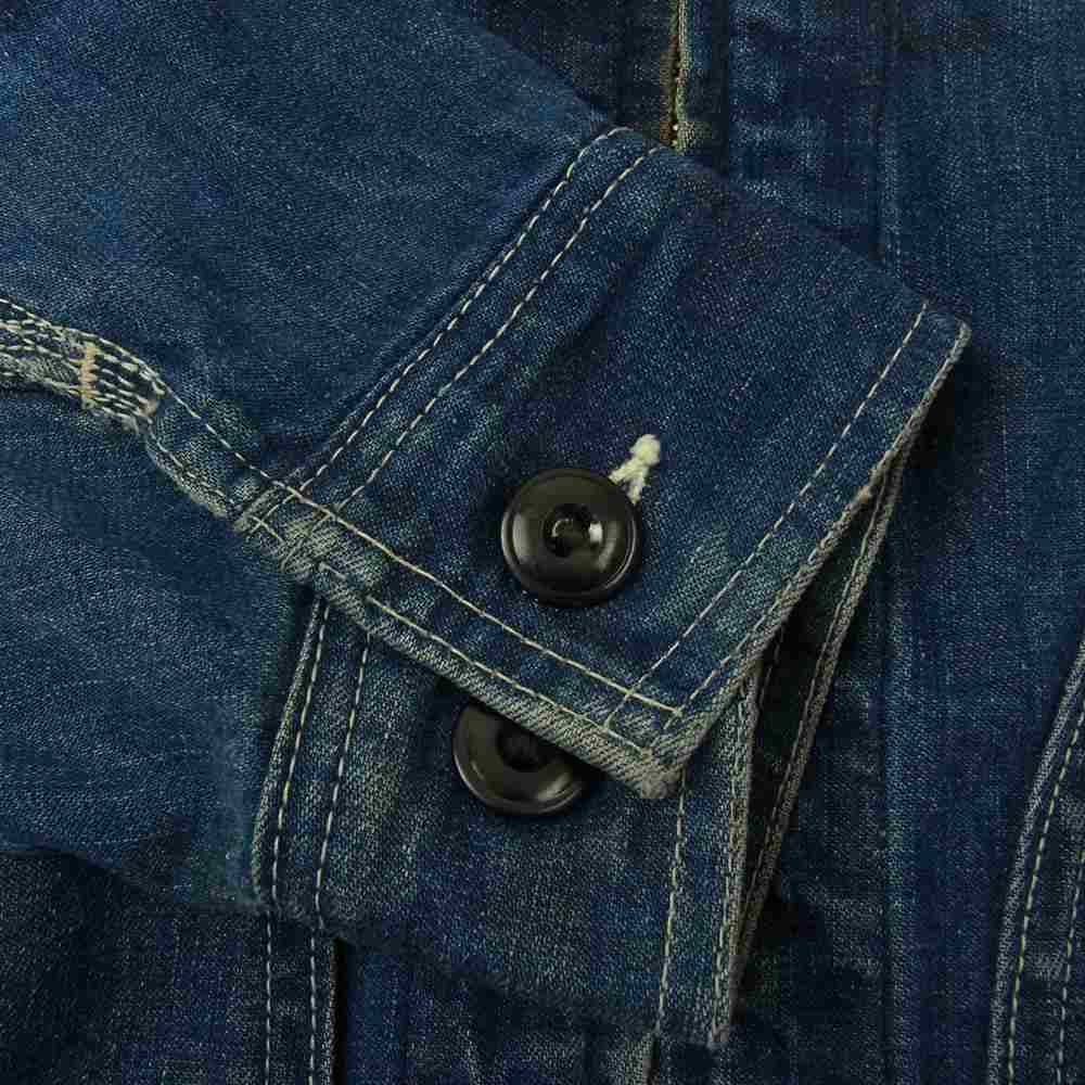 Lee リー 91-R 70s デニムジップ ジャケット インディゴブルー系 40【中古】