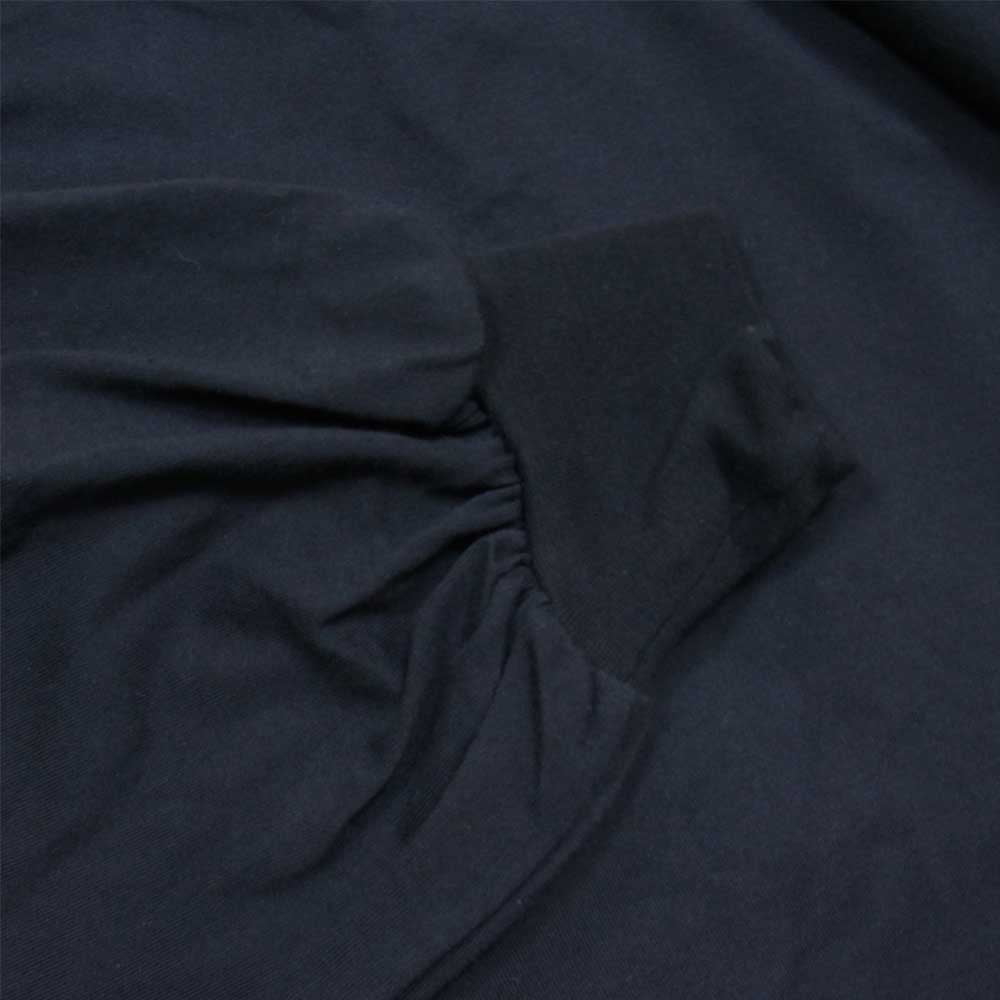 HYKE ハイク 212-12307 LONG-SLV DRESS ロングスリーブ ドレス サイドスリット カットソー ワンピース ブラック系 1【中古】