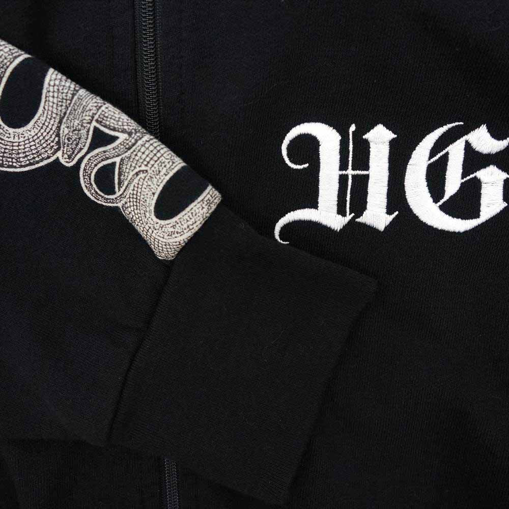 HYSTERIC GLAMOUR ヒステリックグラマー 01221CJ02 SNAKE LOOP ジャンパー トラック ジャケット ブラック系 L【中古】